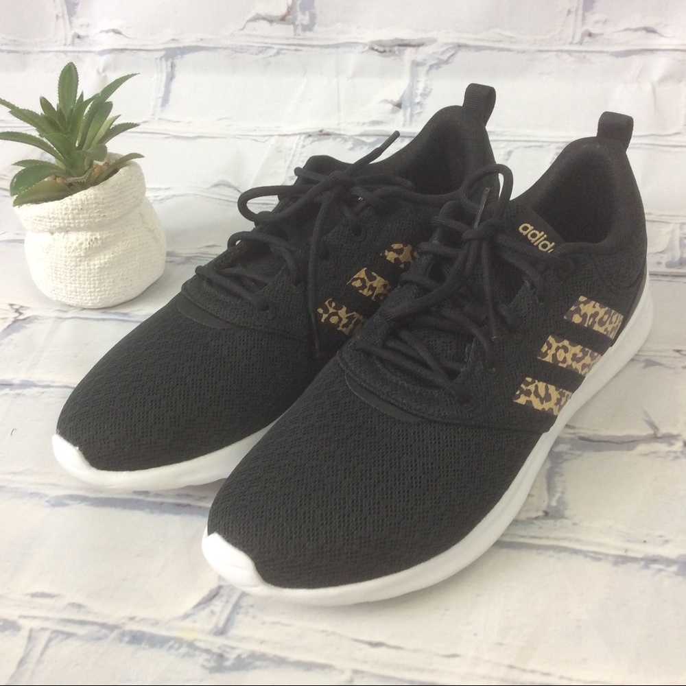 Adidas Qt Racer 2.0 Cheetah Print, Size 9.5 - image 2